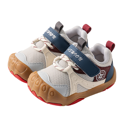 Ginofu魔术贴防踢软底学步春秋鞋