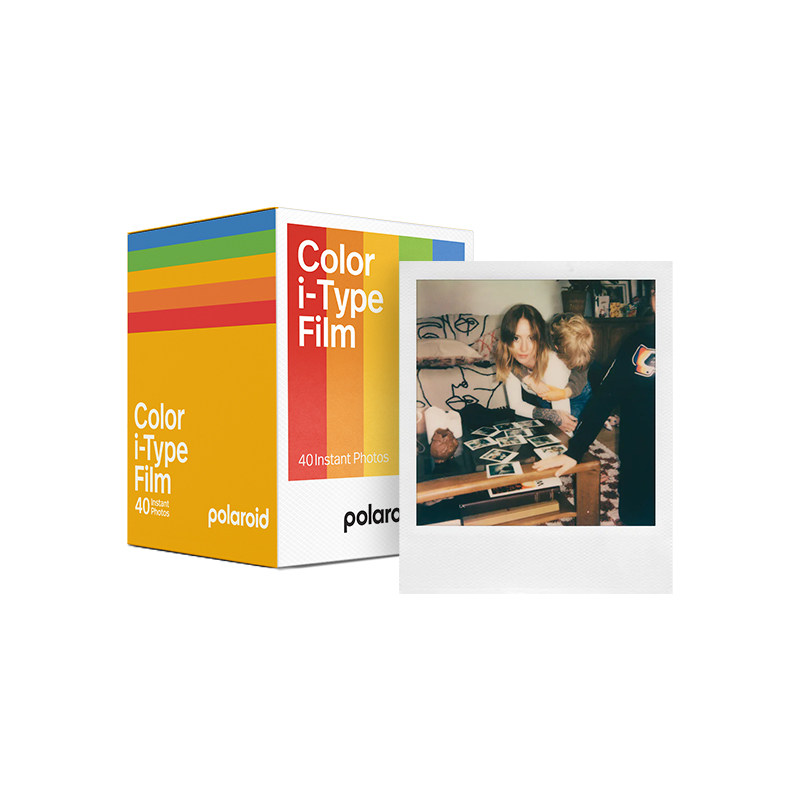 Polaroid宝丽来i-Type白框彩色五连包胶片拍立得相机礼物相纸【25年11-12月生产】