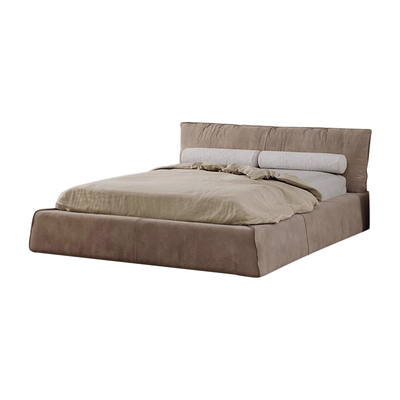 意式主卧室磨砂布双人巴黎床