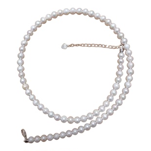 天然淡水珍珠项链手链强光白色baby米珠锁骨链颈饰节日送妈妈女友