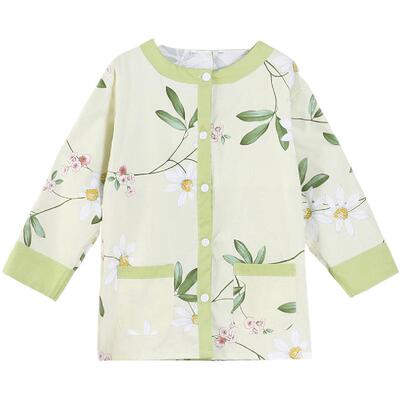 艾灸服纯棉前后开衫单上衣