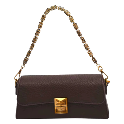 Clean Knоck荔枝纹小方包2026新款腋下包通勤包红色枕头包斜挎包