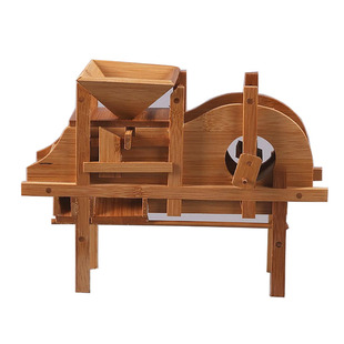 竹制品风车 农用工具模型/低碳环保风鼓机/风谷机工艺品 仿真摆件