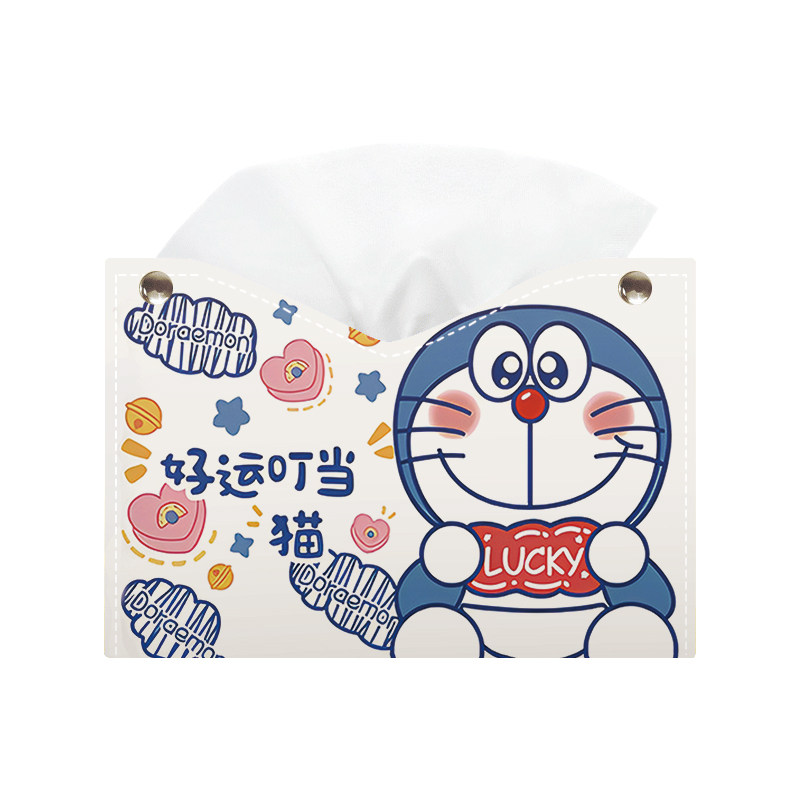 哆啦A梦家用客厅车载轻奢纸巾盒