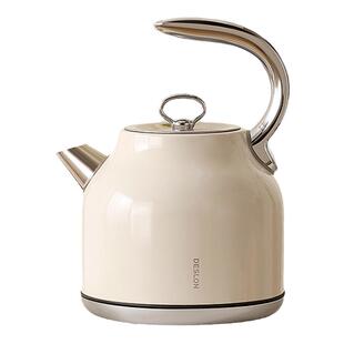 德世朗不锈钢复古电热水壶家用全自动断电开水烧水壶大容量恒保温