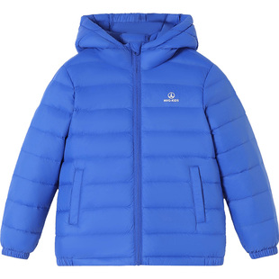 Navigare意大利小帆船小男生短款羽绒服2025年冬连帽保暖儿童外套