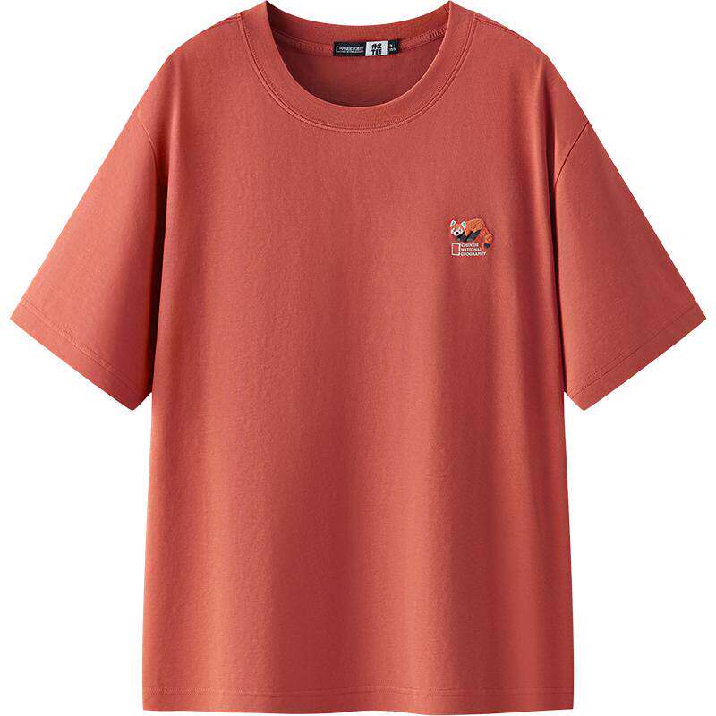 凉感T|森马中国国家地理系列短袖T恤男夏季户外时尚绣印舒适上衣