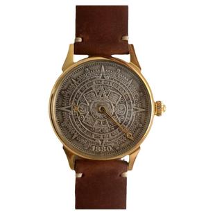 苏联俄罗斯复古手表玛雅日历休闲手动机械全铜表壳个性小众欧美