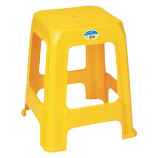 珠江塑料特厚凳子家用8号加厚成人方凳板凳熟料凳高凳红色塑胶凳