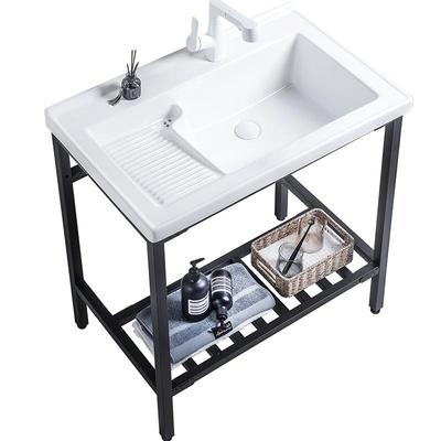 免打孔搓板盆女生也能装可不靠墙