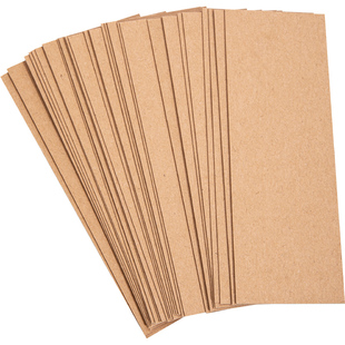 空白书签手工diy材料中学生自制书签小众纸质流苏穗子幼儿园手写绘画书法励志卡纸祝福语目标心愿墙留言卡片