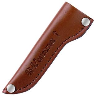 将公真皮雕刻刀刀鞘牛皮刀套刀壳厨师雕花刀皮鞘刀保护壳皮套包邮