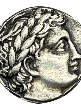 希腊太阳神阿波罗古币吊坠狮子座