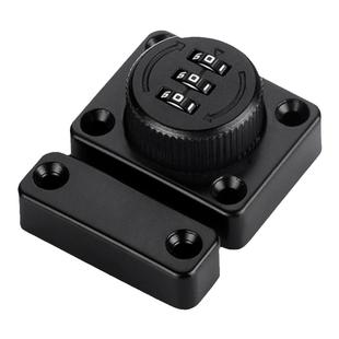 免打孔门锁插销式微型密码锁木门大门插销门栓锁扣门销柜门抽屉锁