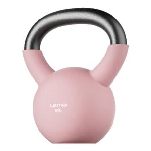 乐系铸铁壶铃女士健身家用男士实心浸塑竞技大重量力量训练哑铃壶