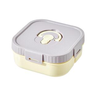 沃德百惠儿童饭盒食品级小学生分格餐盘可微波炉加热外带便当餐盒