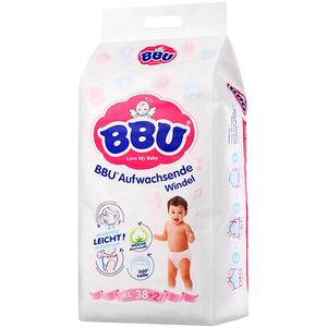 bbu云棉xl40片超薄透气学步裤