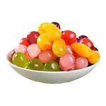 网红剥皮软糖芒果葡萄青提QQ橡皮糖解馋小零食果汁软糖年货批发