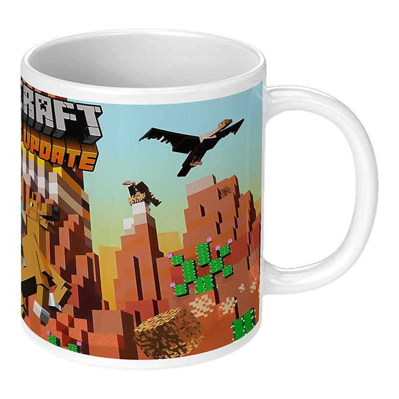 我的世界水杯Minecraft周边马克杯卡通MUG学生陶瓷杯子