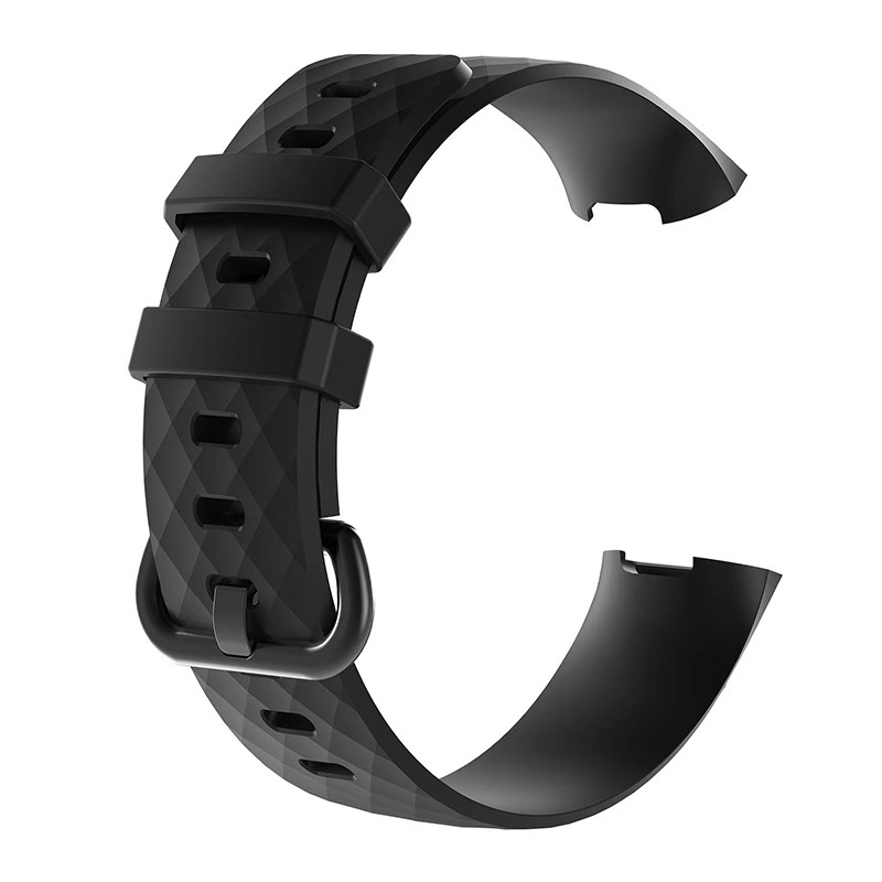 Fitbit Charge3/4智能手环硅胶表带金属米兰官方原装同款手环配件