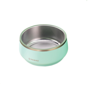 Pawaii怡爪狗碗狗食盆不锈钢狗碗防打翻饭碗护颈大中小型犬喝水盆