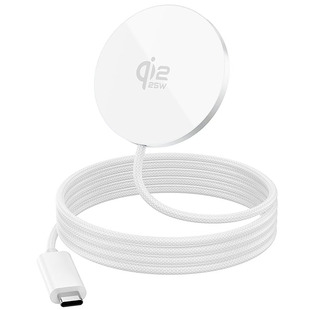 2026款qi2.2无线磁吸充电器25W快充适用苹果17手机Magsafe桌面支架iPhone17pro平果16promax底座