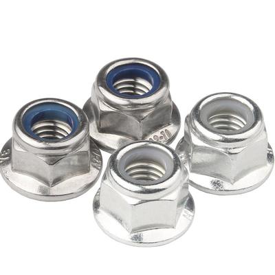 【全网热销】法兰面螺母尼龙防松