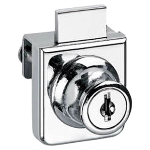 锯齿锁玻璃推拉柜门锁展示柜文件柜玻璃柜台锁移门锁橱窗锁锯牙锁