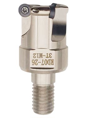 抗震锁牙式铣刀头TRS/RD-2.5R/3.5R可换式螺纹刀头配RDMT0702刀片