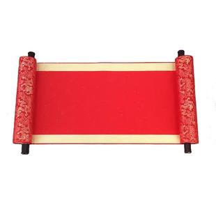 婚礼嘉宾礼薄签名册 签到本商务签名薄卷轴 空白签名卷轴 签到薄