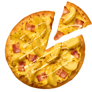 朕宅披萨半成品加热即食儿童早餐食材美式薯角培根意式肉酱pizza