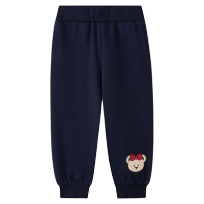 【索罗娜】PawinPaw卡通小熊童装25年冬季新款女宝宝加绒休闲裤