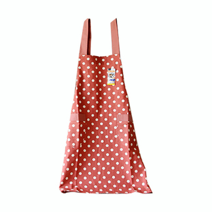 全纯涤棉布料日式背带围裙包邮家用带兜厨房成人防油污水定做logo