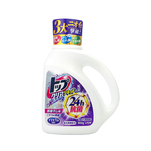 日本进口狮王LION室内晾干洗衣液消臭抑菌洁净无荧光剂梅雨天900g