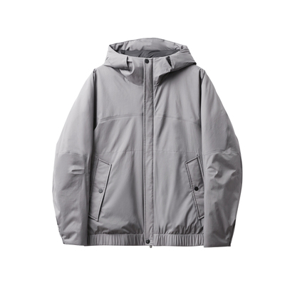 黑科技保暖抗冻白鹅绒男士羽绒服