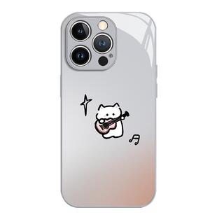 吉他猫咪情侣手机壳适用苹果16可爱iphone15promax华为pura80pro简约mate70小米17/14红米iqoo13荣耀oppovivo