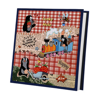 自粘贴覆膜式相册宝宝成长记录册儿童纪念册情侣照片收纳本手账56