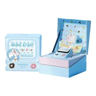 ROCK/洛克哆啦A梦复古高颜值蓝牙耳机无线女生可爱情侣适小米通用