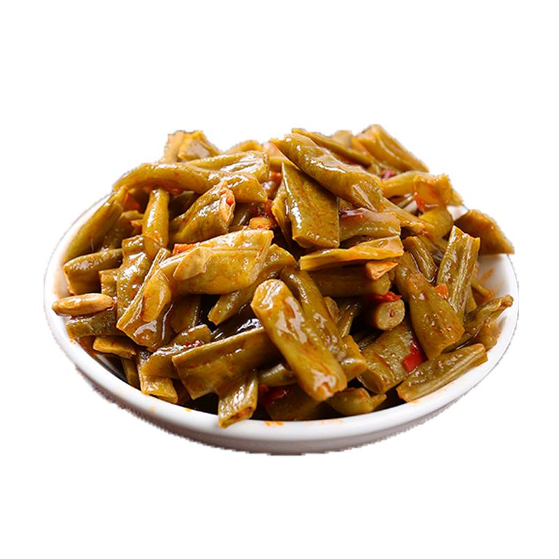 酸豆角小包裝爽口脆蘿卜皮米粉面粥搭配香辣海帶藕片即食下飯泡菜