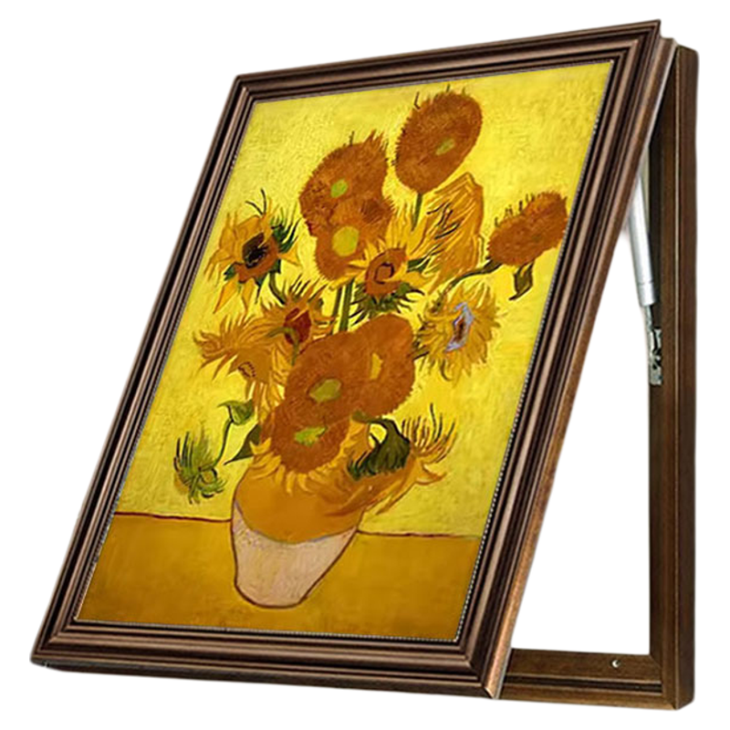 莫奈欧式电表箱装饰画风景手绘大芬油画村餐厅壁画世界名画挂画