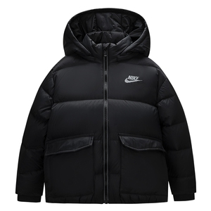 NIKE儿童装2024冬季新品男女童羽绒服中童大童加厚外套NY2342005