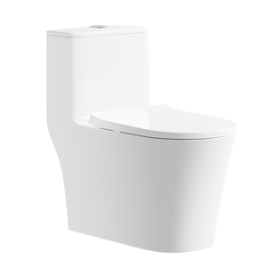 九牧家用普通马桶坐便器暴风旋冲加大排污管径脲醛盖板抗菌易洁