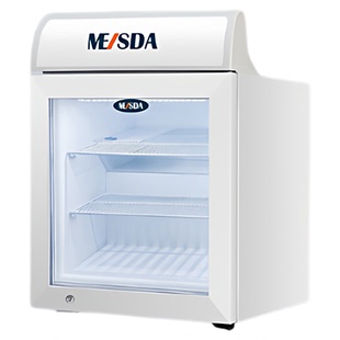 美时达小型冷冻柜商用立式迷你超市冰淇淋雪糕酸奶冷藏展示瘦窄柜