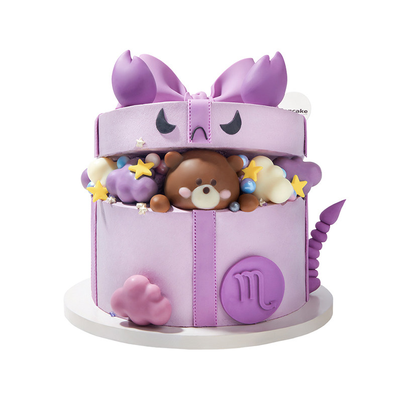 【天蝎座的礼物】星座生日蛋糕券北京上海同城配送MS BONCAKE