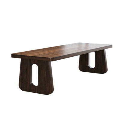 南美胡桃木大板茶桌椅组合