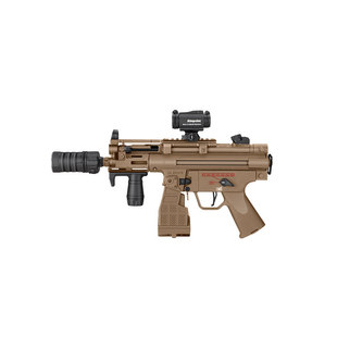 盛烨MP5电动回膛单连发玩具枪短突冲锋男青少年竞技wargame发射器