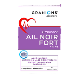 法国格兰宁黑蒜含铬元素血糖健康平稳胰岛素胆固醇健康非鱼油*3盒