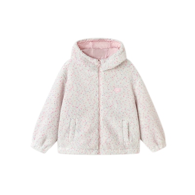 巴拉巴拉棉服女保暖外套仿羊羔毛