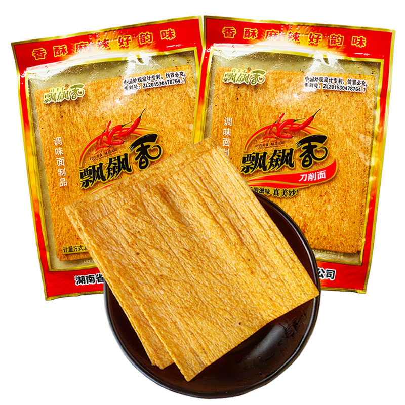 许多才飘飘香刀削面辣条休闲豆皮