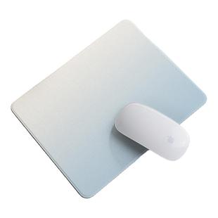 苏雅蓝色渐变鼠标垫小号硬质便携女生办公室桌垫电竞滑鼠垫子高级